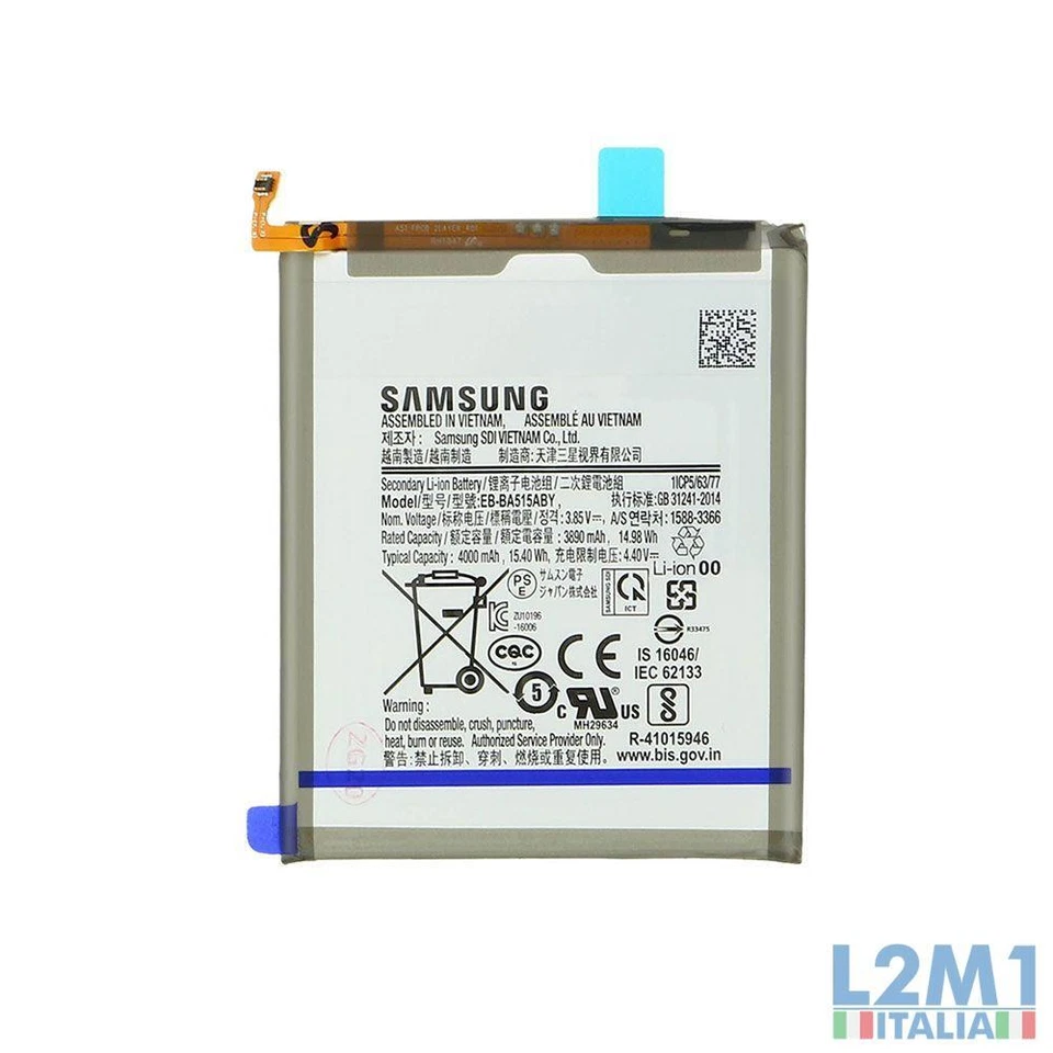 Batteria EB-BA515ABY per Samsung Galaxy A51 SM-A515F/DS SM-A515F/DSN