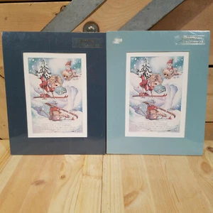1992 "SKIERS" Stampa e Poesia di JODY BERGSMA Opaco Numerato - Swanky Barn - Foto 1 di 15