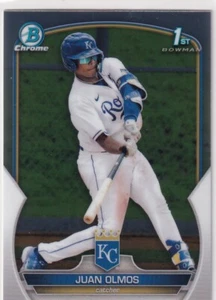 2023 BOWMAN CHROME 1ST RC JUAN OLMOS KANSAS CITY ROYALS FIRST ROOKIE GE-197 - Picture 1 of 1