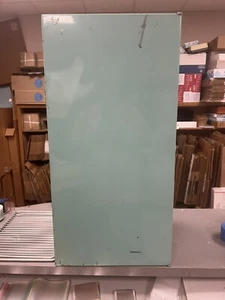 Turquoise Cabinet Kitchen Metal Retro MCM Vtg - Picture 1 of 7