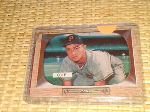 1955 Bowman Set Break # 28 Dick Cole vintage original Pittsburgh Pirates - Picture 1 of 2