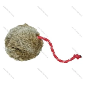 Bola ficticia de piel de conejo de tiro largo GRATIS P&P L1263 - Imagen 1 de 1