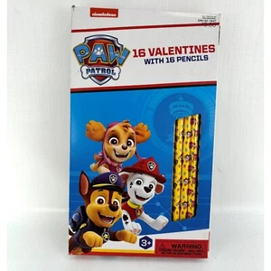 Kinder 16ct Paw Patrol Schülertausch Valentinstag Bleistifte Klassenzimmer Papier Magie - Bild 1 von 2