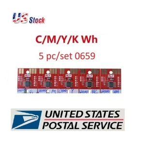 Chip Permanent for Mimaki UJF3042/UJF6042 LH100-0659 UV Cartridge 5colors-CMYKWH - Picture 1 of 2