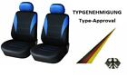 2x PKW Schonbezüge Blau/Schwarz Sitzbezüge Polyester mit ABE Kompatibel mit