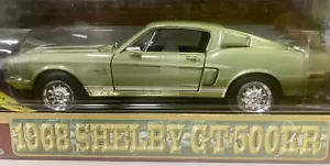 FORD SHELBY GT 500KR 1968 BY YAT MING 1:18 ROAD LEGENDS NIB FREE SHIPPING RARE - Picture 1 of 7