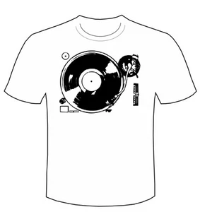 VINYL SOUL T Shirt Deck DJ Tee Breaks Drum T Bass Funk House Dub Mezcla de discos - Imagen 1 de 6