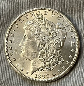 1890 S MORGAN**FLAWLESS SUPERB GEM BU**CLEAN CHEEK! SO SO RARE$$WOW NR #K141 - Picture 1 of 4