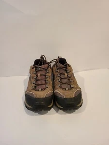 Merrell Mens Size 9.5 EU 42 Boulder Hiking Shoes Brown Black - Picture 1 of 5