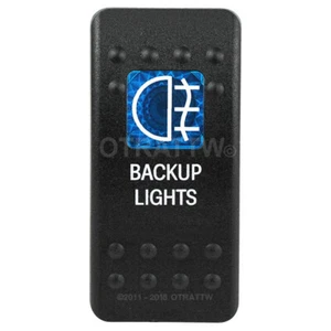 OTRATTW Carling Technologies Contura II Rocker Switch, BACKUP LIGHTS, BLUE LENS - Picture 1 of 6