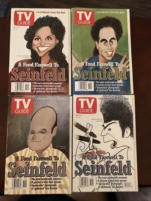TV Guide Magazine Collector's Cover "A Fond Farewell to Seinfeld" 1998 4 ISSUES. - Image 1 of 4