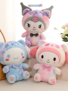 Cartoon My Melody Kuromi Cinnamoroll Plush Doll Cushion Pillow Stuffed Toy Gift - Picture 1 of 27