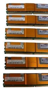 HP 398706-051, 6GB (1GB 6 PCS) 2Rx8 PC2-5300F-555-11 Server Memory - Picture 1 of 1