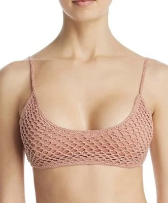 Top de Bikini MINKPINK Adrift Crochet Cuello Redondo Xs Nuevo con Etiquetas Foto 1 de 4