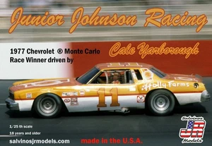 Salvinos JR Models JJMC1977NW 1/25 Junior Johnson Racing #11 1977 Chevy Monte - Picture 1 of 1