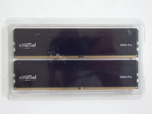 Crucial Pro 32GB DDR4-3200 UDIMM PC Memory 2 x 16GB Kit - Picture 1 of 6