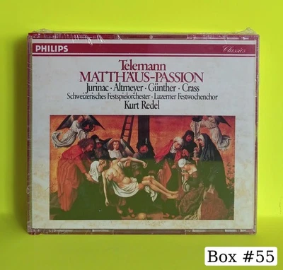 Telemann – Jurinac • Altmeyer • Günther / Kurt Redel - Matthäus–Passion - 1992 - Foto 1 de 2