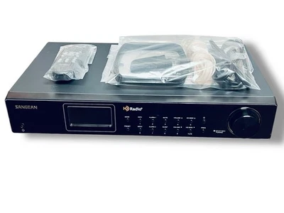 Rádio Sangean HDT-20 HD sintonizador AM FM estéreo com predefinições de memória preto - Imagem 1 de 4