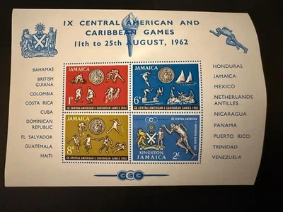 Jamaica Stamps.Sc.197-200.Sport.Block.MNH. - Image 1 of 2