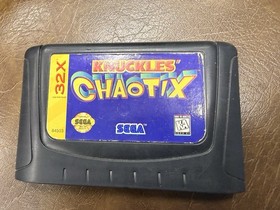 Used 32X Knuckles Chaotix Sega