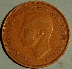 Great Britain George VI Penny 1948 KM# 845 (24288) - Picture 1 of 2