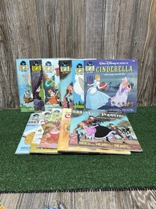Walt Disney & Wizard Of Oz Read-Along Book and Records- Lot Of 12 Vintage - Picture 1 of 20