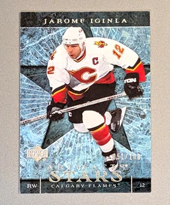 Jarome Iginla 2007-08 Upper Deck Artifacts Stars #129 Silver Parallel 051/100 - Picture 1 of 2