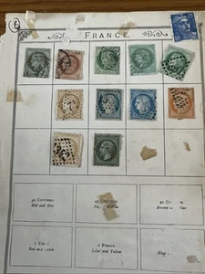 BRIEFMARKEN - VZ & WELT ANSAMMLUNG AUF ALTEN ALBUMSEITEN - MIXZUSTAND - WIE SIE SEHEN (B) - Bild 1 von 22