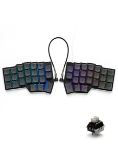 Corne V4 Wired Split Mechanical Keyboard 40% Layout 3 * 6 Orthogonal Ergonomi... - Bild 1 von 9