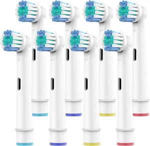 Cabezales de Cepillo de Dientes para Oral B, Paquete de 8 Repuesto de Cepillo de Dientes Eléctrico Profesional - Imagen 1 de 12