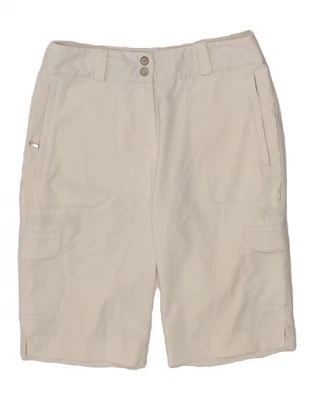 Pantalones Cortos Carga NIKE Mujer Reino Unido 10 Pequeños W27 Blanco Poliéster BW17 Foto 1 de 3