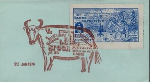1976 Colorado Payne Expedition 'Cinderella' Stamp Cover Stock Show & Rodeo - Picture 1 of 2
