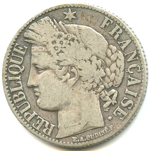 1 Franken Silber Ceres 1887 A Nr.6937 - Bild 1 von 2