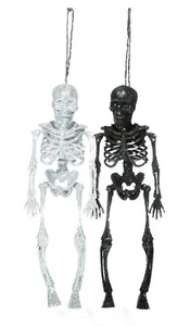 Scheletro "Glitter" circa 35 cm mobile decorazione Halloween festa teschio sp... - Foto 1 di 1