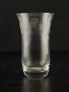 ANTICO BICCHIERE CRISTALLO LIBERTY INCISO TUMBLER COCKTAIL BIBITA TE' FREDDO - Foto 1 di 7