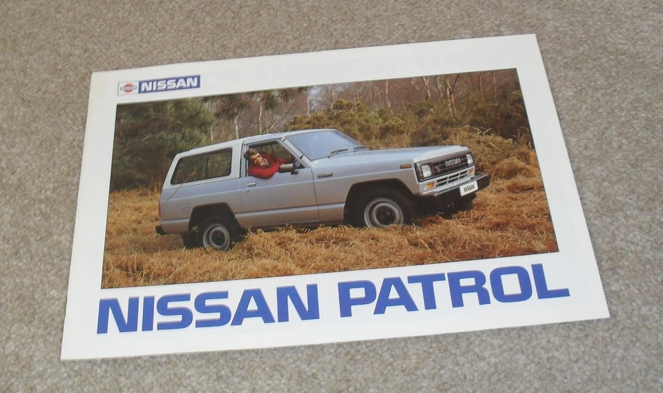 Nissan Patrol Brochure 1984 - SWB Hardtop LWB Estate - Image 1 of 1