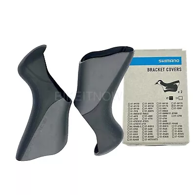 Shimano Dura-Ace Di2 ST-9070 Bike Bracket Covers Hoods Set Y6X098070 Black - Image 1 of 4