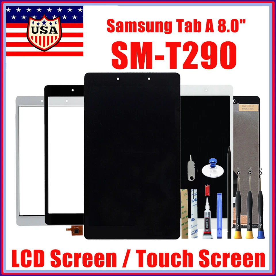 Digitalizador de pantalla táctil con pantalla LCD para Samsung Galaxy Tab A 8,0" 2019 SM-T290 Foto 1 de 4