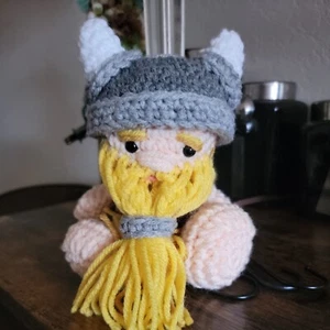 Gnom Viking Hand Made Yellow Beard - Picture 1 of 7