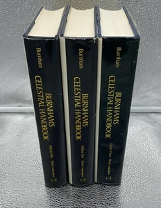 Burnham's Celestial Handbook, Robt. Burnham, 3 Volumes, HCDJ - Picture 1 of 4