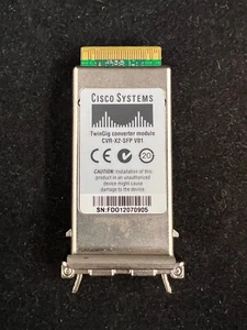 Cisco CVR-X2-SFP-V01 TwinGig Converter Module 1 Port X2 to dual SFP transceiver - Picture 1 of 3