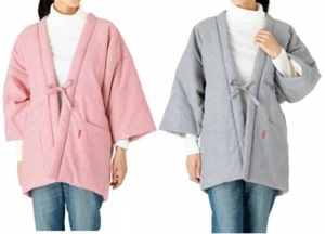 Japanese Women's Hanten Warm Wear Winter Jacket Textile Weave Fast Ship Japan - Picture 1 of 10
