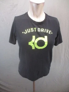 NIKE DRI-FIT Size L Kids Unisex Black Short Sleeve Training Athletic T-Shirt 430 - Picture 1 of 9