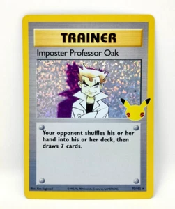 Imposter Professor Oak - 73/102 Celebrations - Classic Collection Holo - NM - Picture 1 of 3