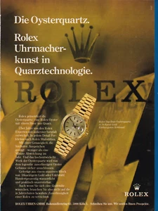 Pubblicità ROLEX Day-Date originale 1978 stampa d'epoca!! - Foto 1 di 1