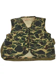 Vintage Saf T Bak Hunting Vest, Camoflage - Picture 1 of 7