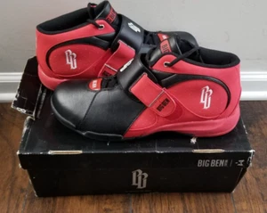 RARE NIB Authentic BIG BEN Wallace Basketball Shoes Sneakers Black Red Size 14 - Picture 1 of 7