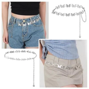 Metal Butterfly Waist Chain Dancing Butterfly Body Accessories. H3D1 - Picture 1 of 25