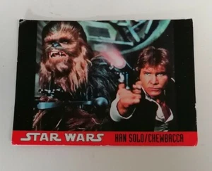 CCG - Vintage Topps Star Wars Trading Card 1995 Lucasfilm Han Solo & Chewbacca - Picture 1 of 1