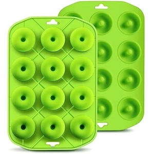 Silicone Donut Mold - Non-Stick Silicone Doughnut Pan Set - Picture 1 of 8